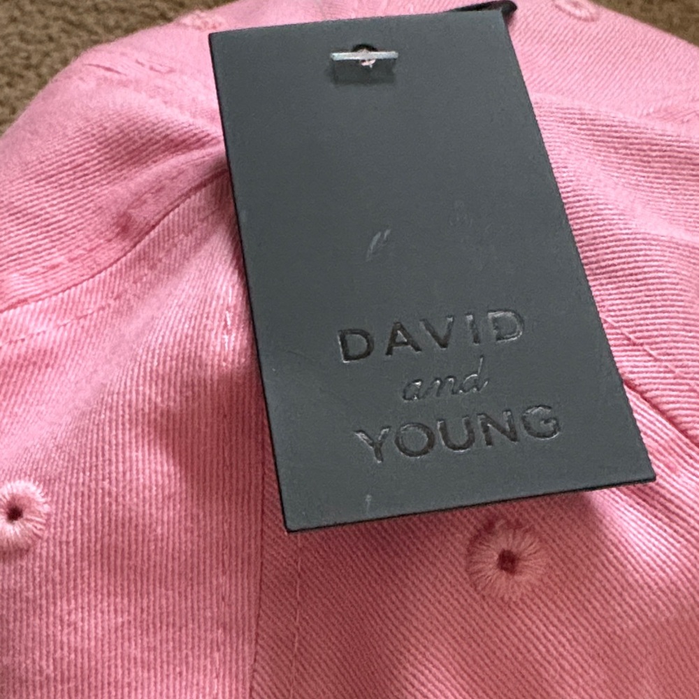Casual Bad Hair Day Pink Embroidered Cap - Picture 4 of 6